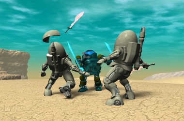 2021年1月 鋼鉄武装サムライ２（3Dキャラ侍ロボット）
