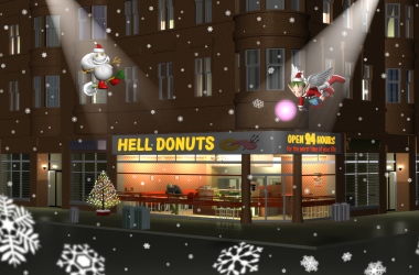 2019年12月 Hell Donutsクリスマス2019