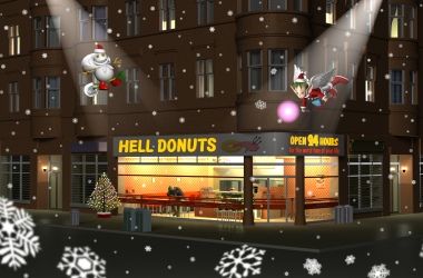 2020年12月（再） Hell Donutsクリスマス