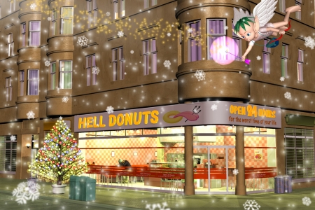 2009年12月 クリスマス in Hell Donuts