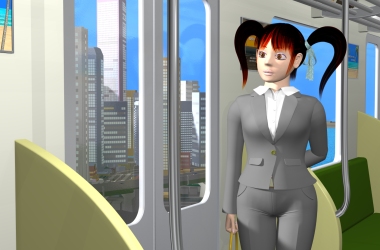 2021年5月 シティ・ポップのイラスト風3Dキャラクター2