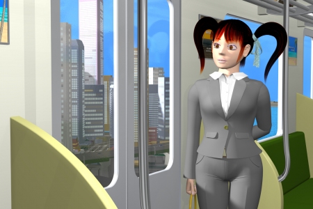 2021年5月 シティ・ポップのイラスト風3Dキャラクター2