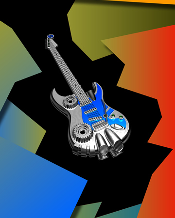 メタルギター（その他の3DCG）2
