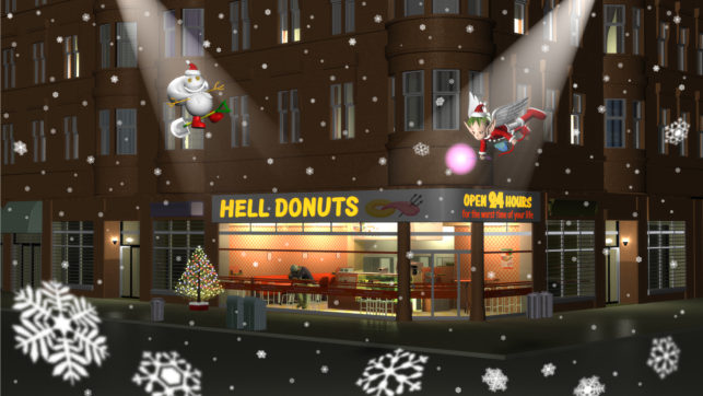 3DCG壁紙 Hell Donutsクリスマス2019