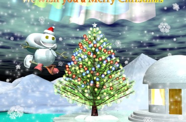 2011年12月 クリスマス用壁紙